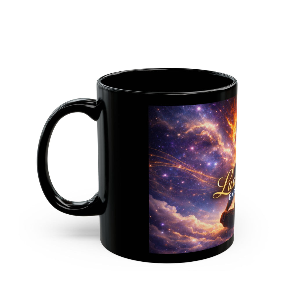 The Luxuberance Experience Black Mug Coffee Cup 11oz