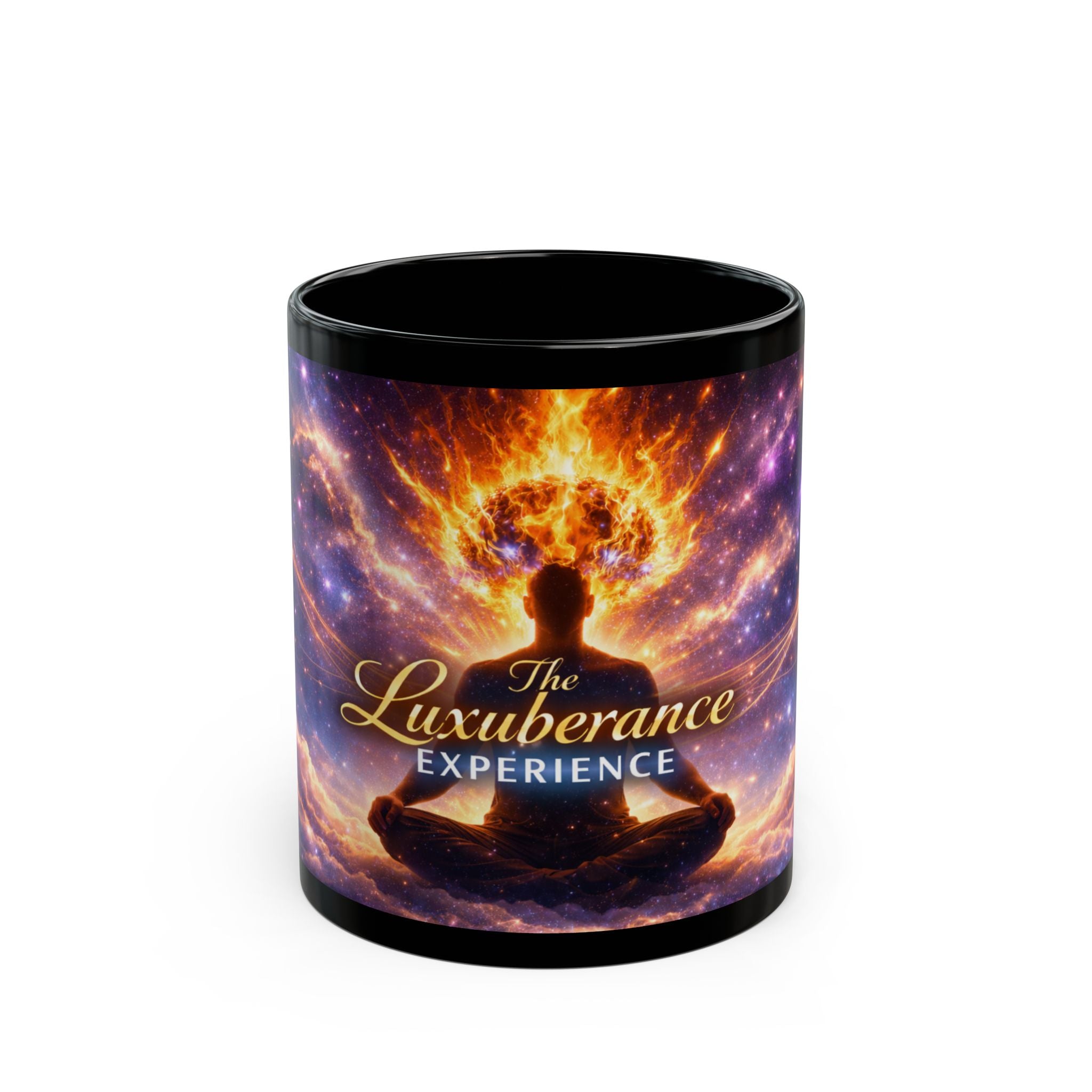 The Luxuberance Experience Black Mug Coffee Cup 11oz